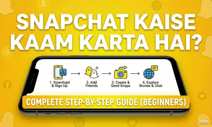 Snapchat kaise kaam karta hai Complete Step-by-Step Guide (Beginners)