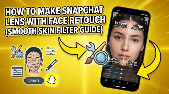 How to Make Snapchat Lens with Face Retouch (Smooth Skin Filter Guide)